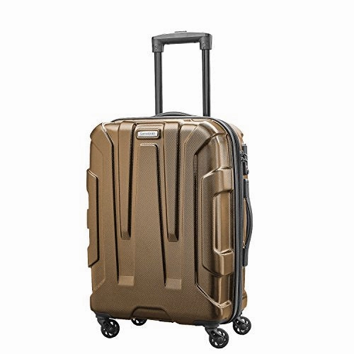 Samsonite Centric 3 Piece Bundle | 20", 28", Travel Pillow (Bronze)