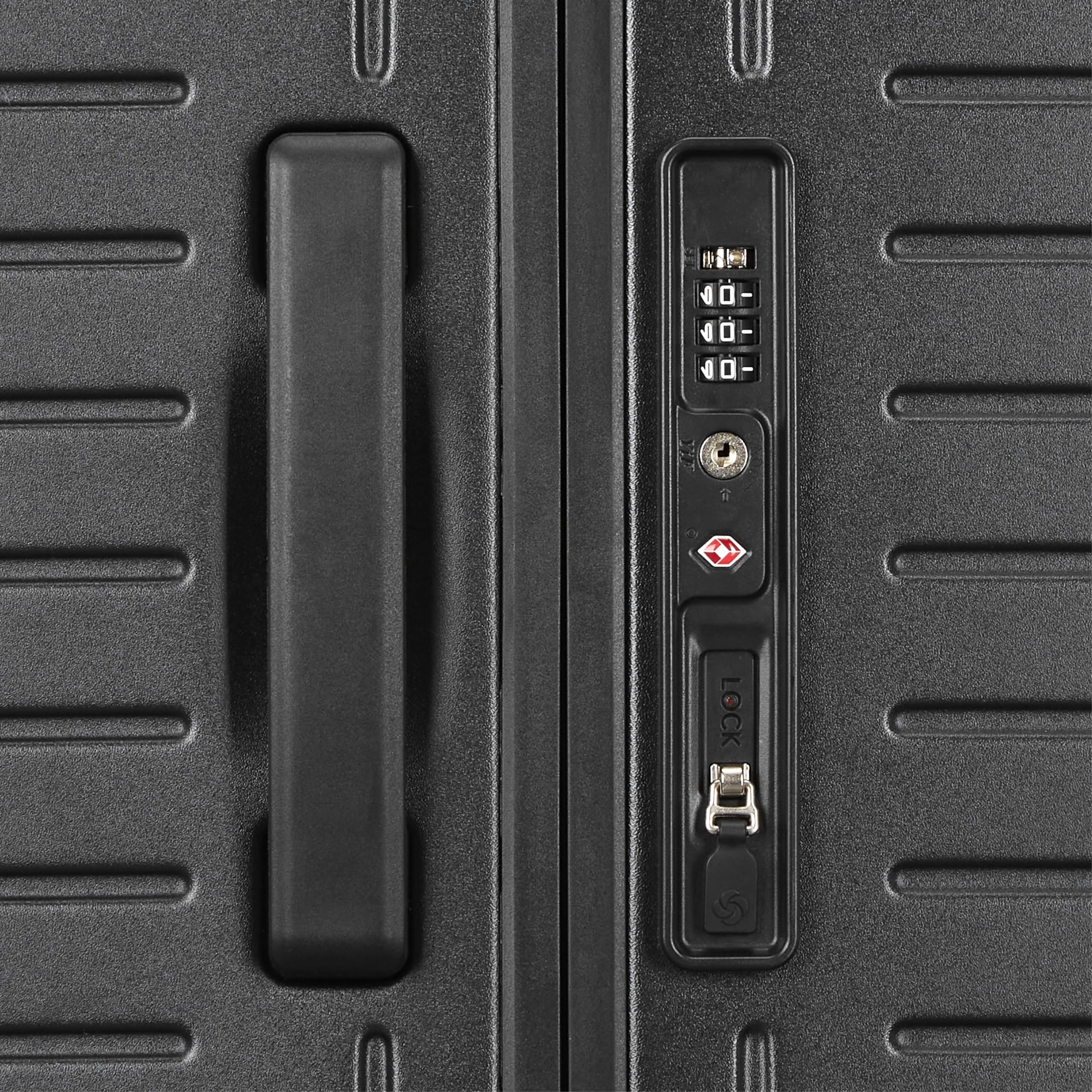 Samsonite Framelock Max Hardside Luggage with Spinner Wheels, Lightweight zipper-less (Carry-on Spinner)