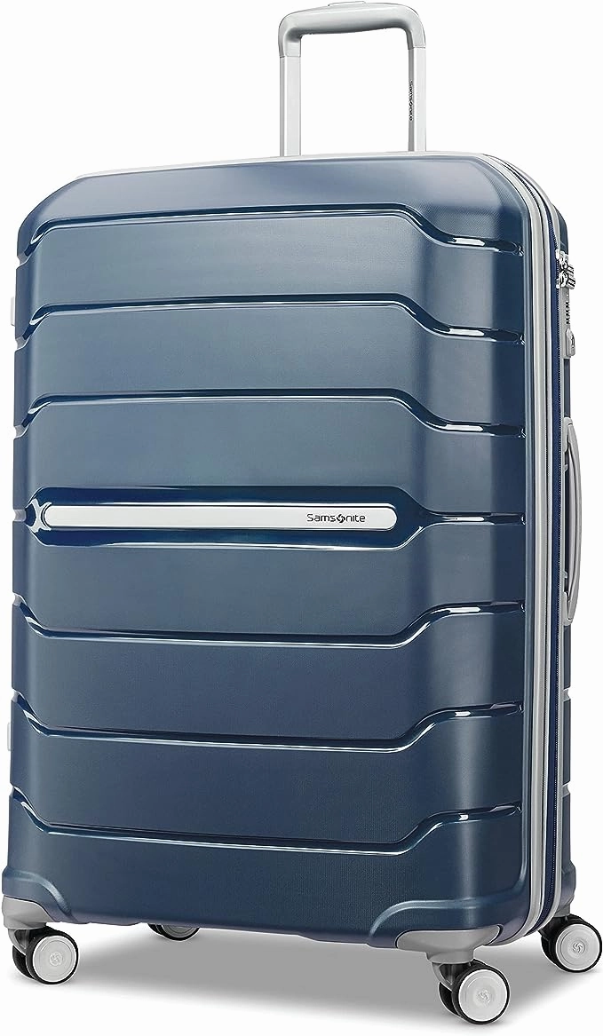 Samsonite Freeform 3 Piece Set 21|24|28 Inch Expandable Spinners (Navy)