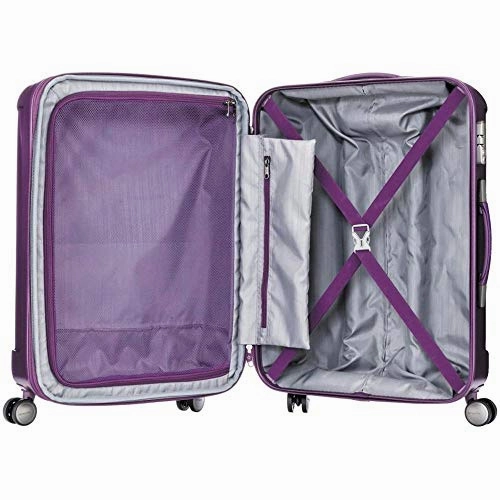 Samsonite Near Spinner 78/29 exp Ladies Large Purple Polypropylene Luggage Bag AY8093003