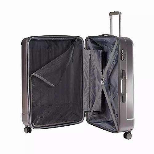 Samsonite Near Spinner 78/29 exp Unisex Large Silver Polypropylene Luggage Bag AY8055003