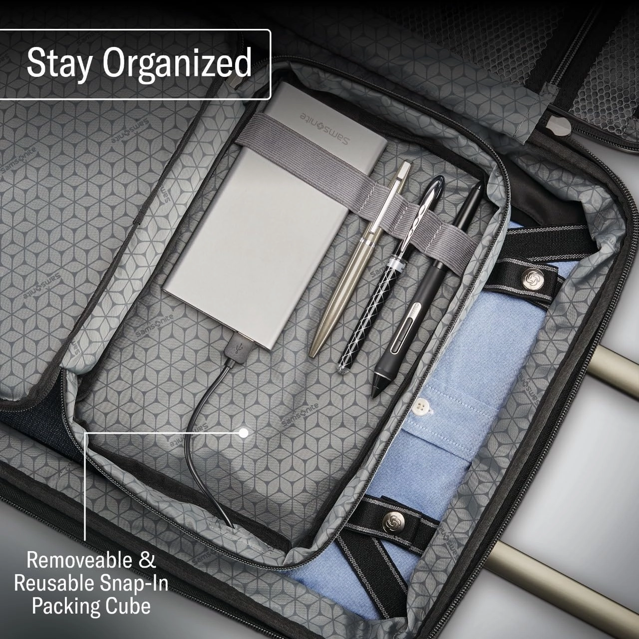 Samsonite Octiv 3-Piece Set (22/24/28) Hardside Spinner