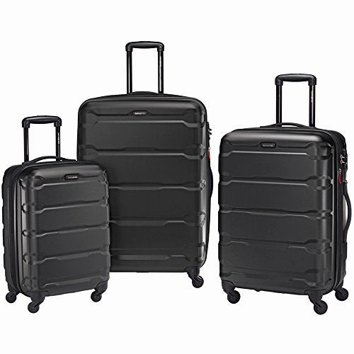 Samsonite Omni Hardside Luggage Nested Spinner Set Of 3 Black With Travel Kit