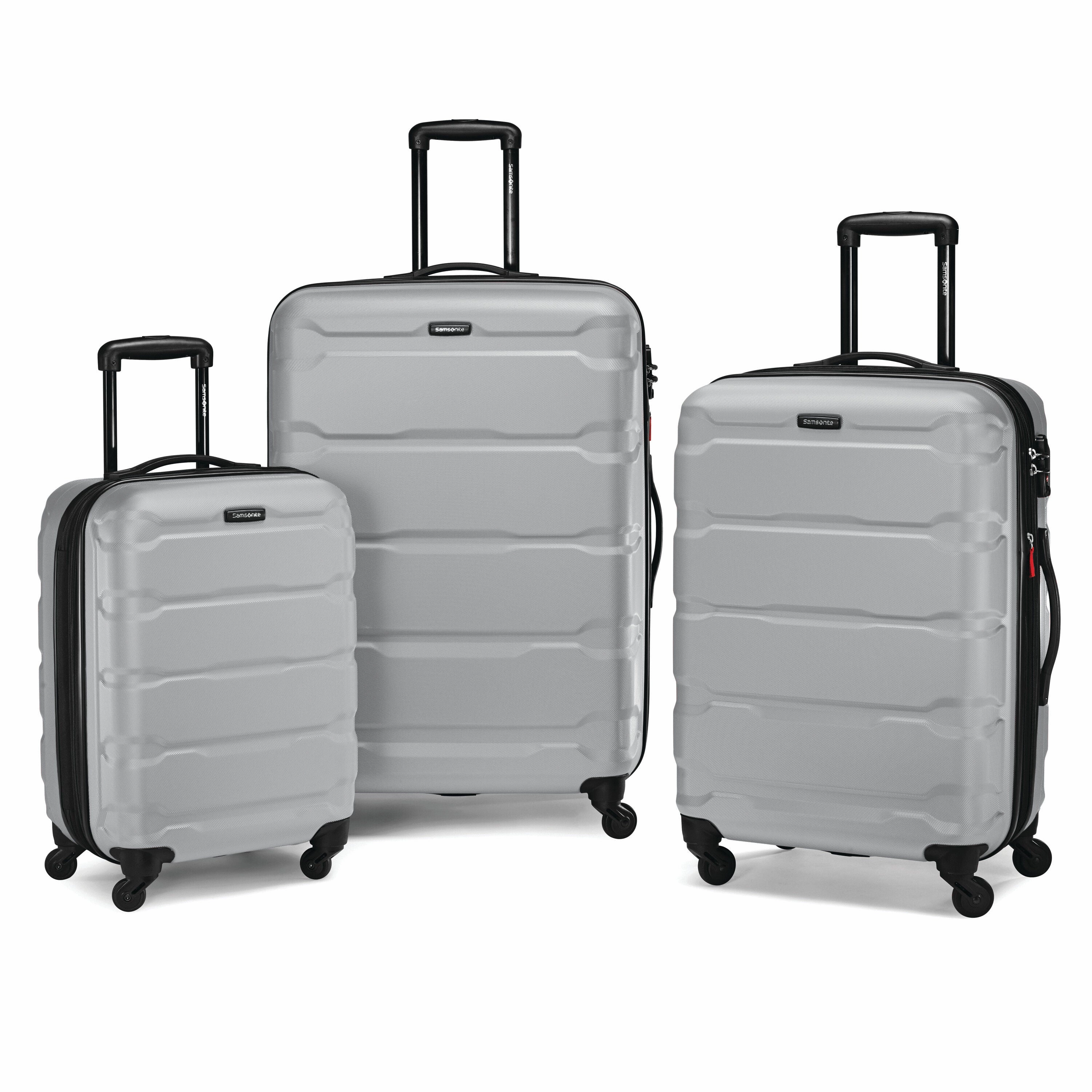 Samsonite Omni PC 3 Piece Set (20"/24"/28") Hardshell 4-Wheel Luggage Sets