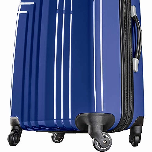 Samsonite Sparta 24" Hardside Checked Spinner Luggage (Dark Grey)