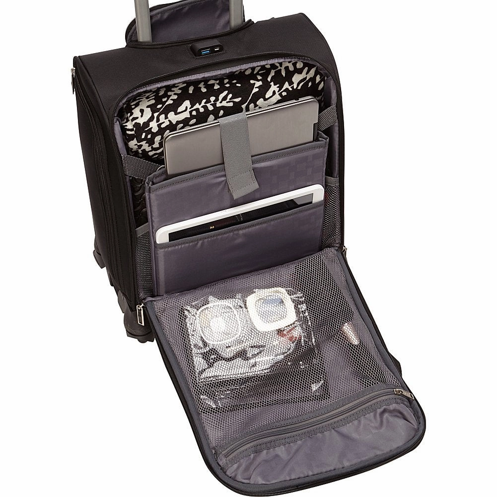 Samsonite Spinner Underseat with USB Port (Dark Pink)