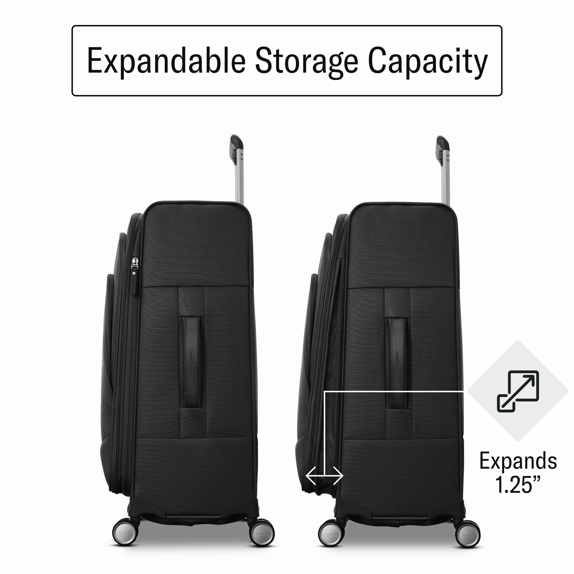 Samsonite UpLIFT Carry-On 20-Inch Lightweight Softside Expandable Spinner