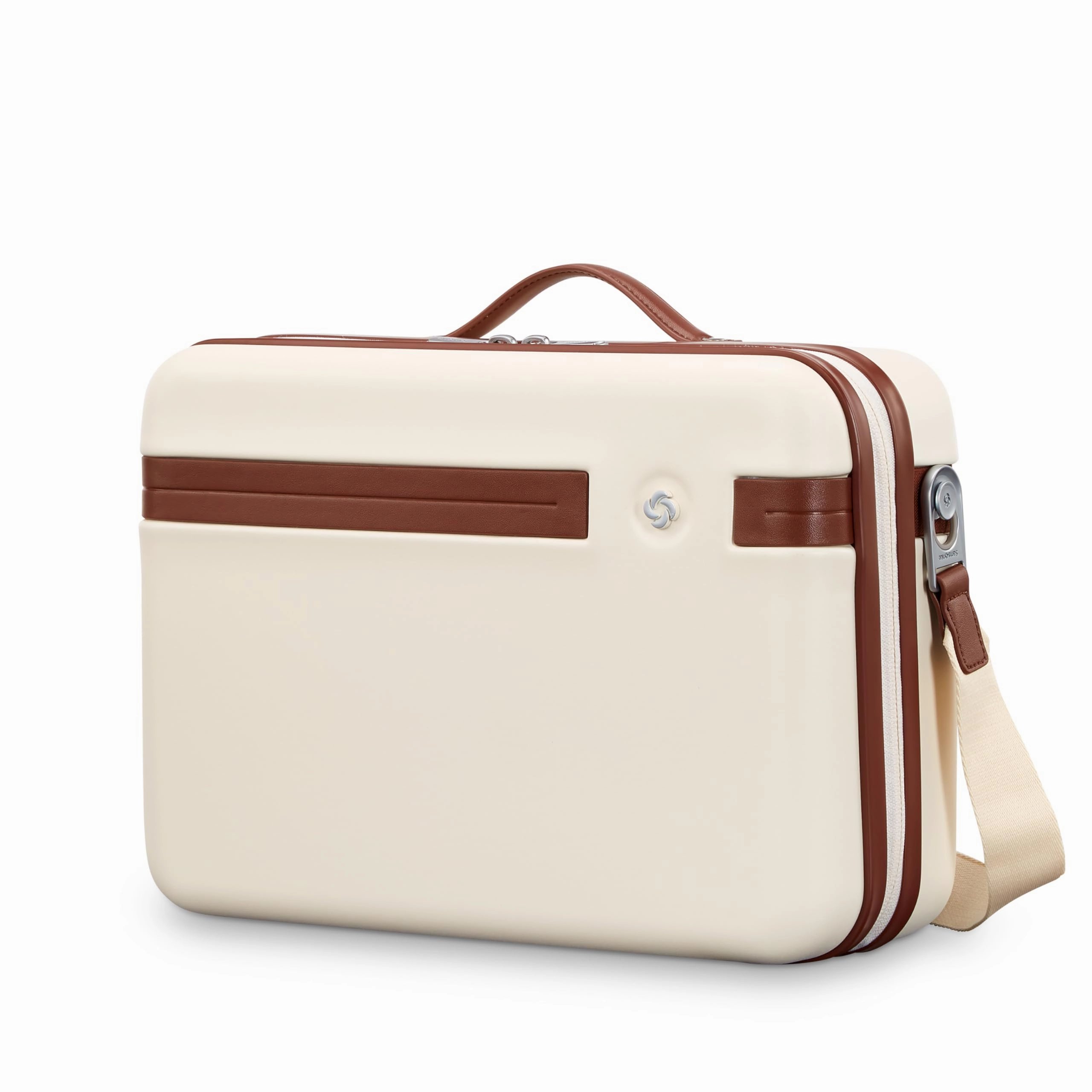 Samsonite Virtuosa Hardside Train Case, Crossbody Travel Makeup Case with Removable Strap