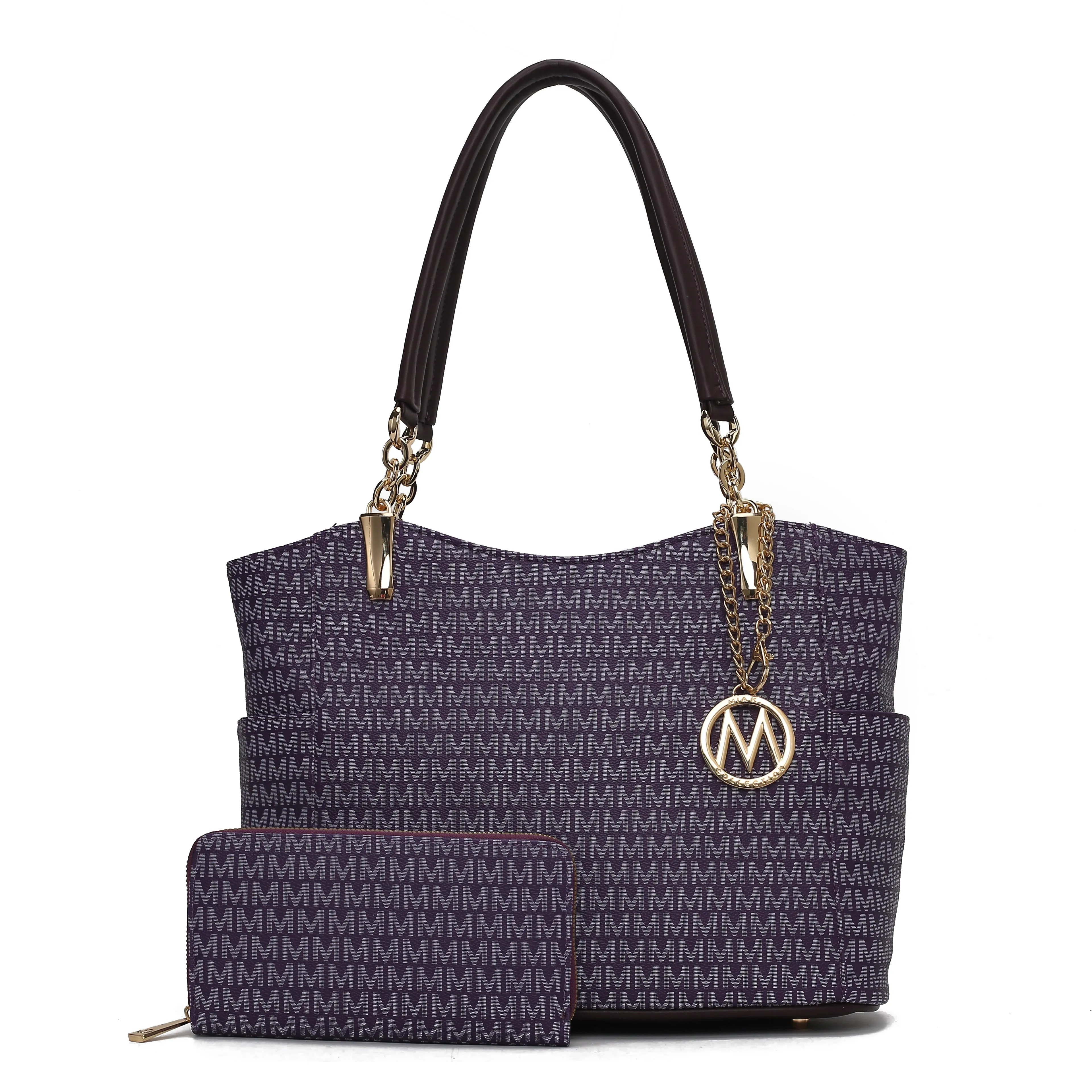 Savannah Signature Tote Bag and Wallet Set