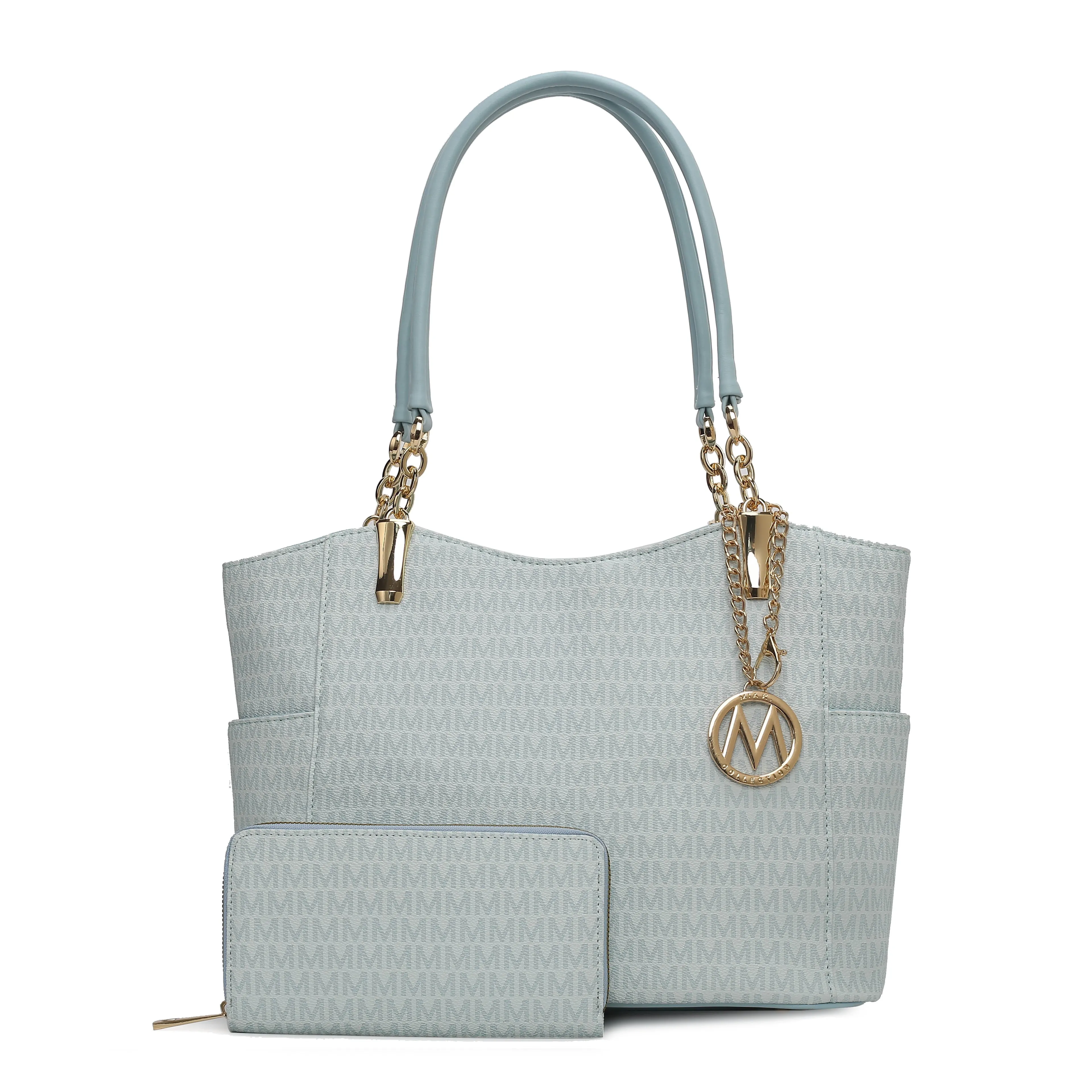 Savannah Signature Tote Bag and Wallet Set