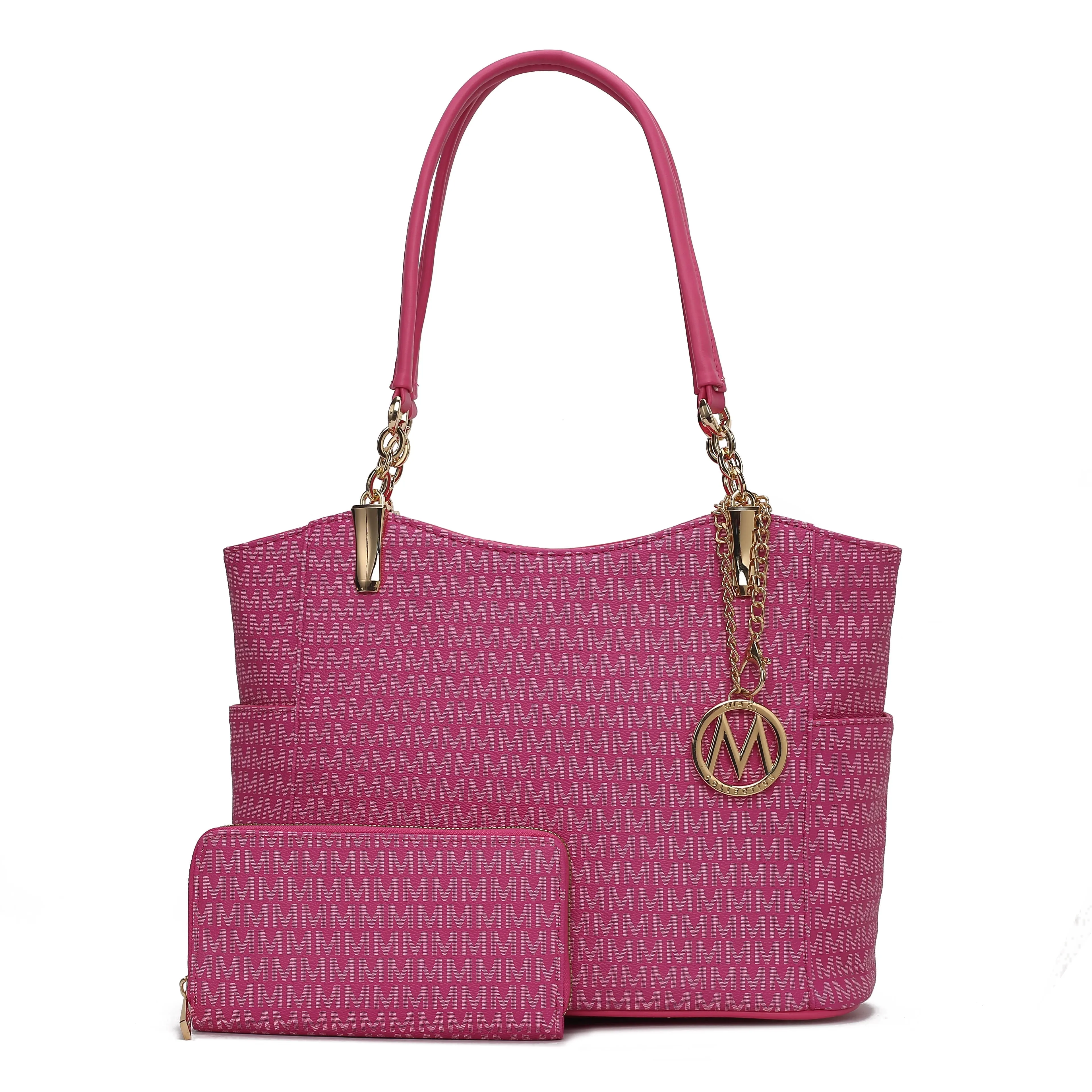 Savannah Signature Tote Bag and Wallet Set