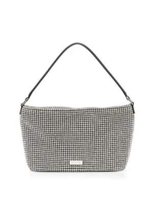 Self-Portrait Diamante medium hobo bag