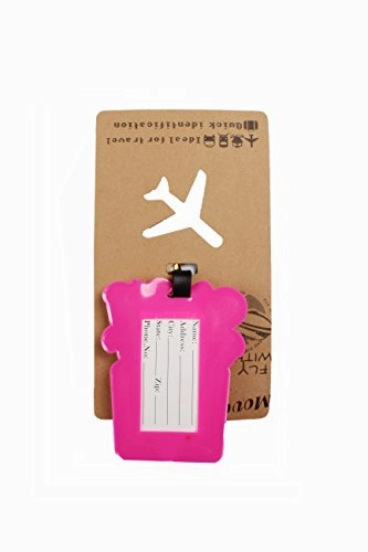 Set Of 3 - Super Cute Kawaii Cartoon Silicone Travel Luggage Id Tag For Bags (Hello Kitty 3)