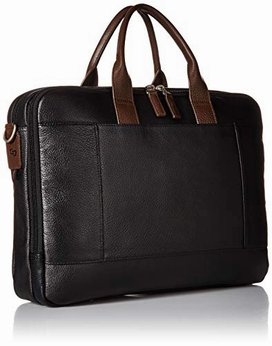 Solo Shorewood Pebbled Leather Briefcase