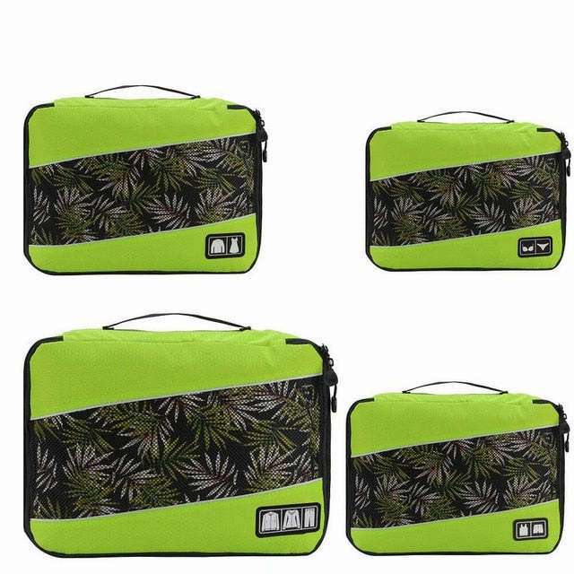 Soperwillton Women Travel Bag Packing Cubes Set Bag Female 210D Polyester Packing Cubes Travel