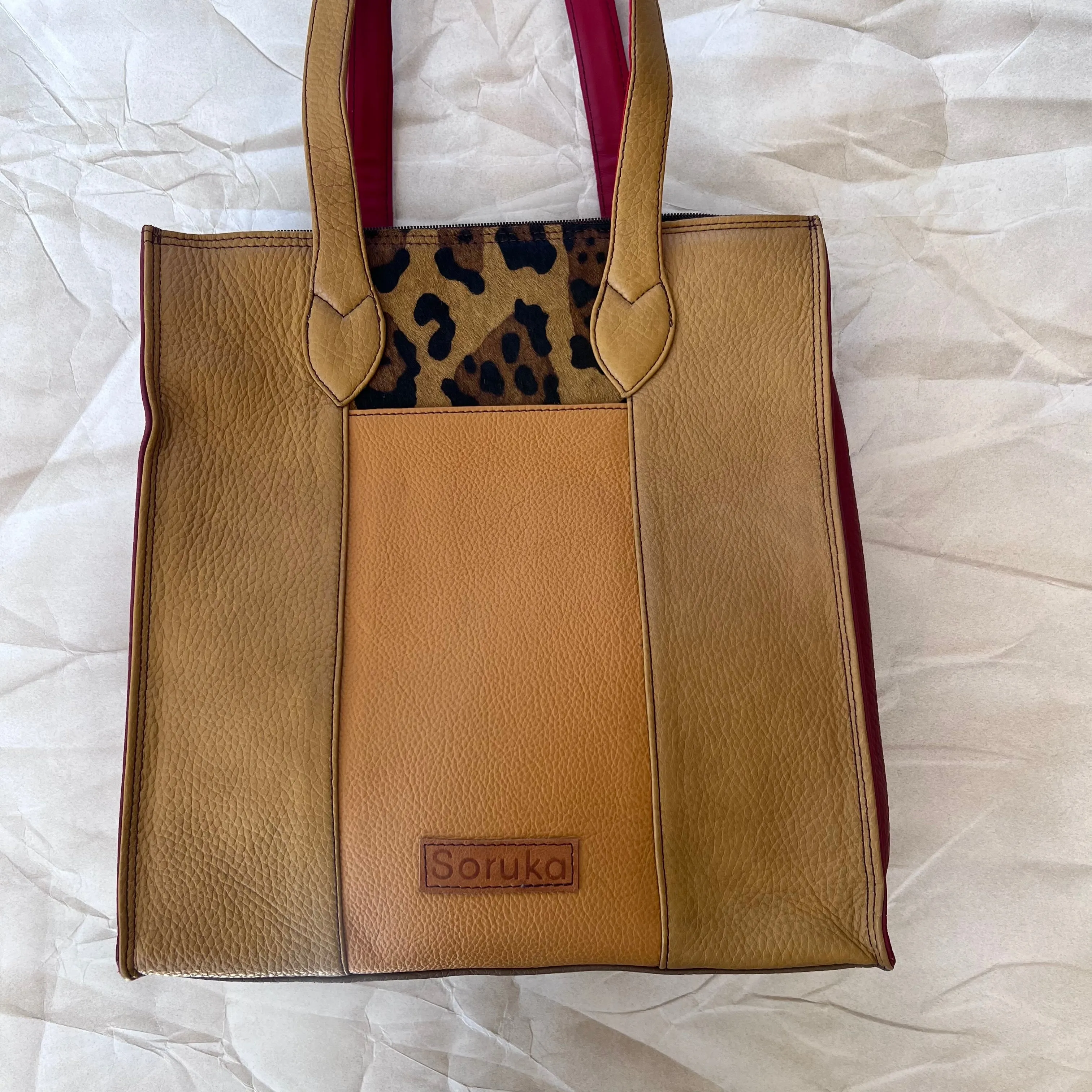 Soruka - Giselle Tote, Honey & Cranberry