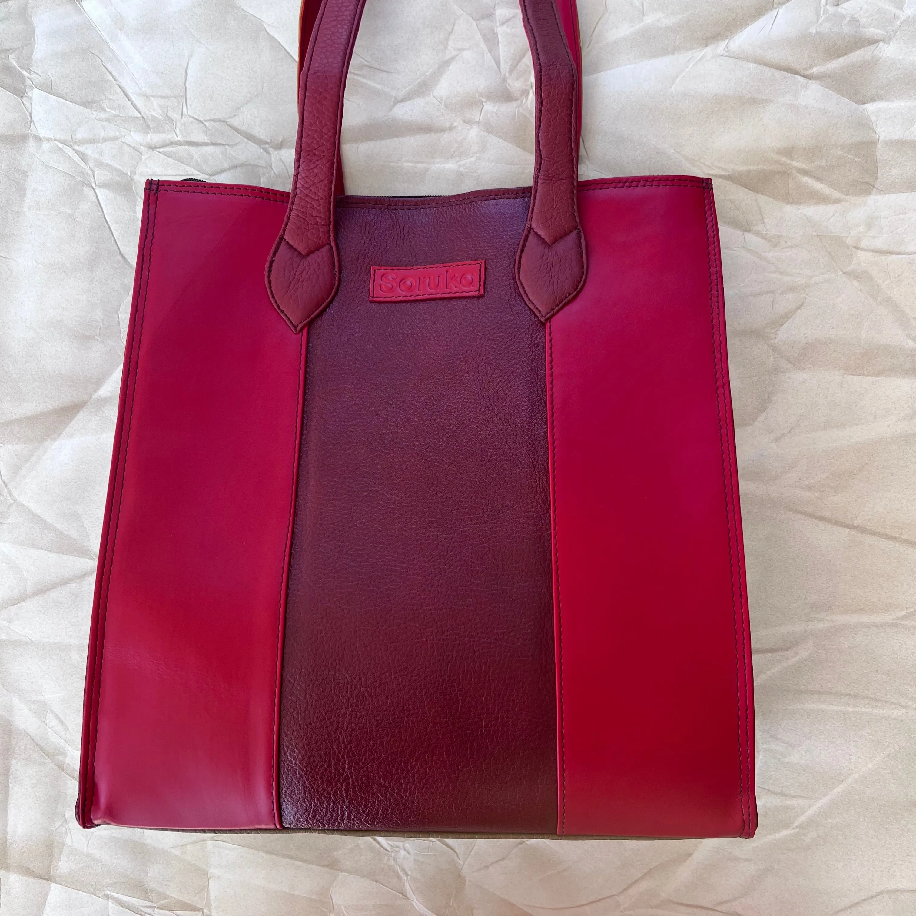 Soruka - Giselle Tote, Honey & Cranberry
