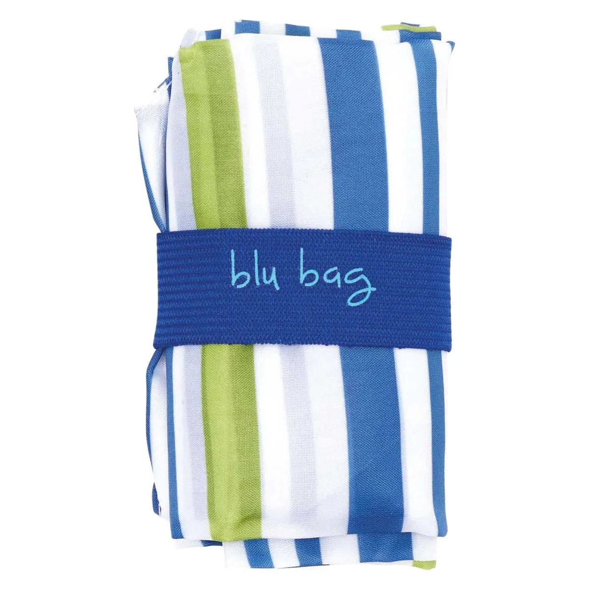 Summer Stripe Blu Bag Reusable Shopping Bag - Machine Washable