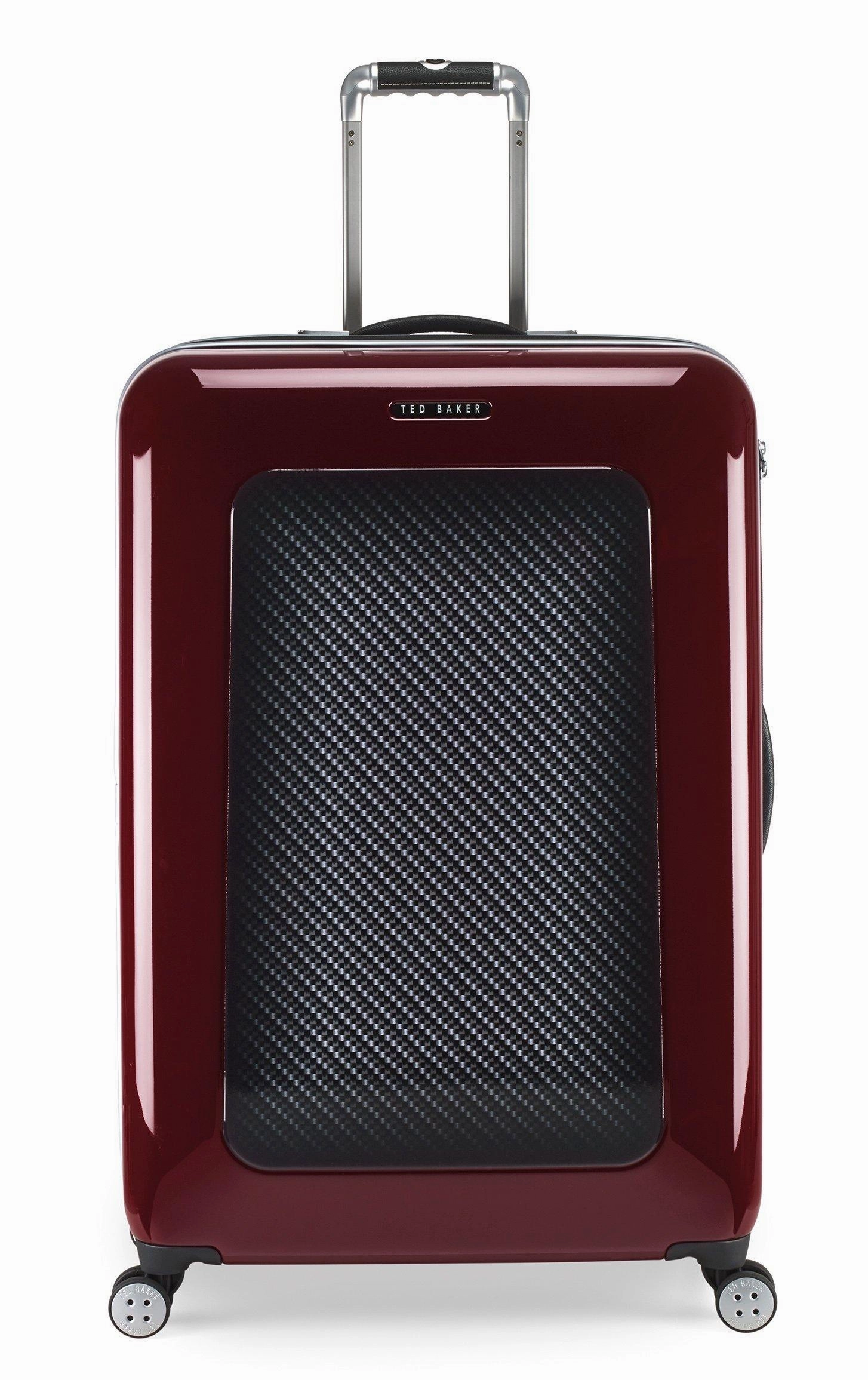 Ted Baker Hardsider Herringbone Checked-Large 4-Wheel Large Luggage