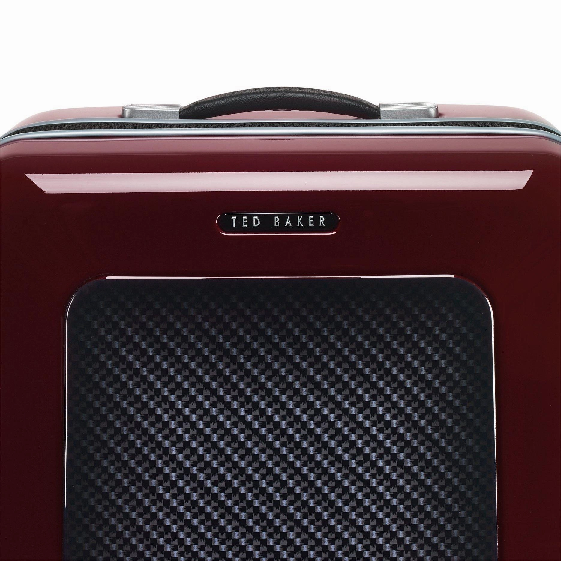 Ted Baker Hardsider Herringbone Checked-Large 4-Wheel Large Luggage