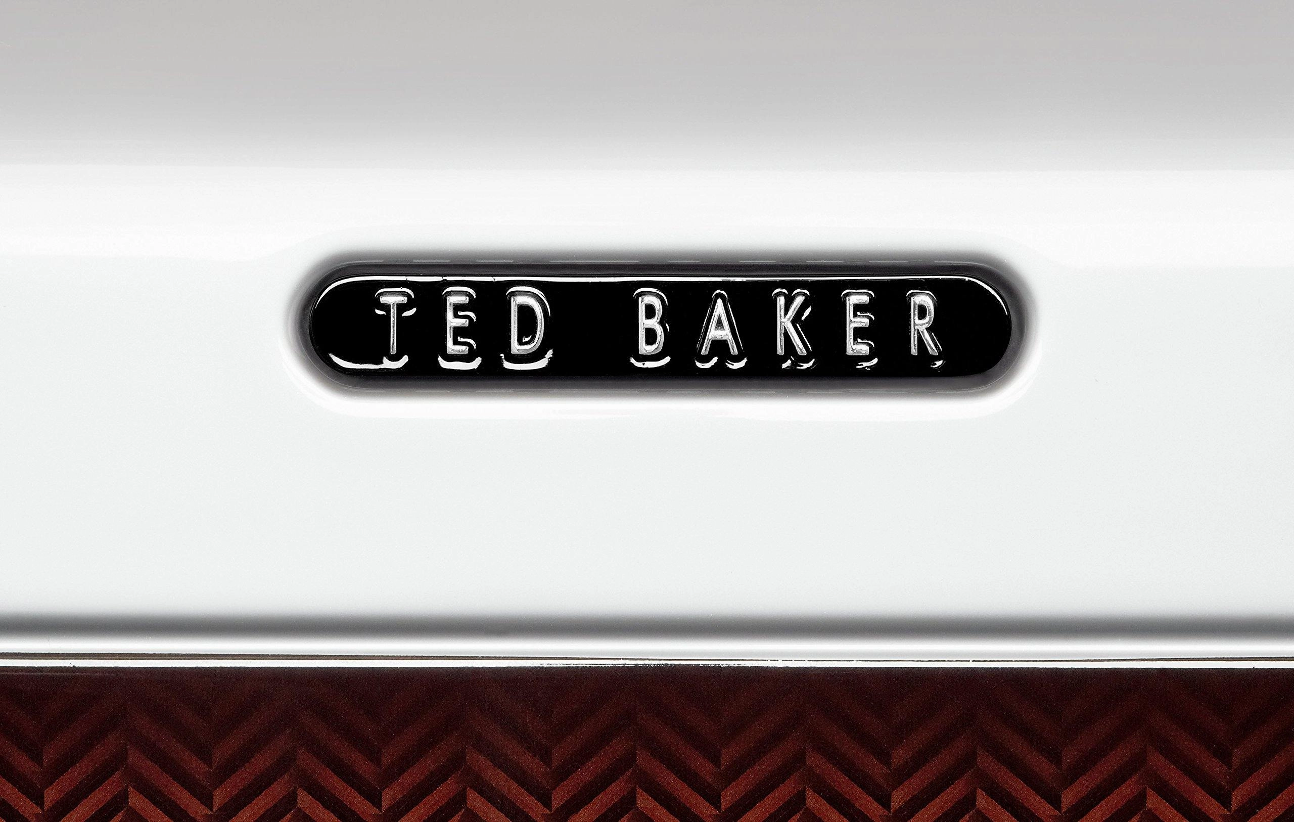 Ted Baker Hardsider Herringbone Checked-Large 4-Wheel Large Luggage