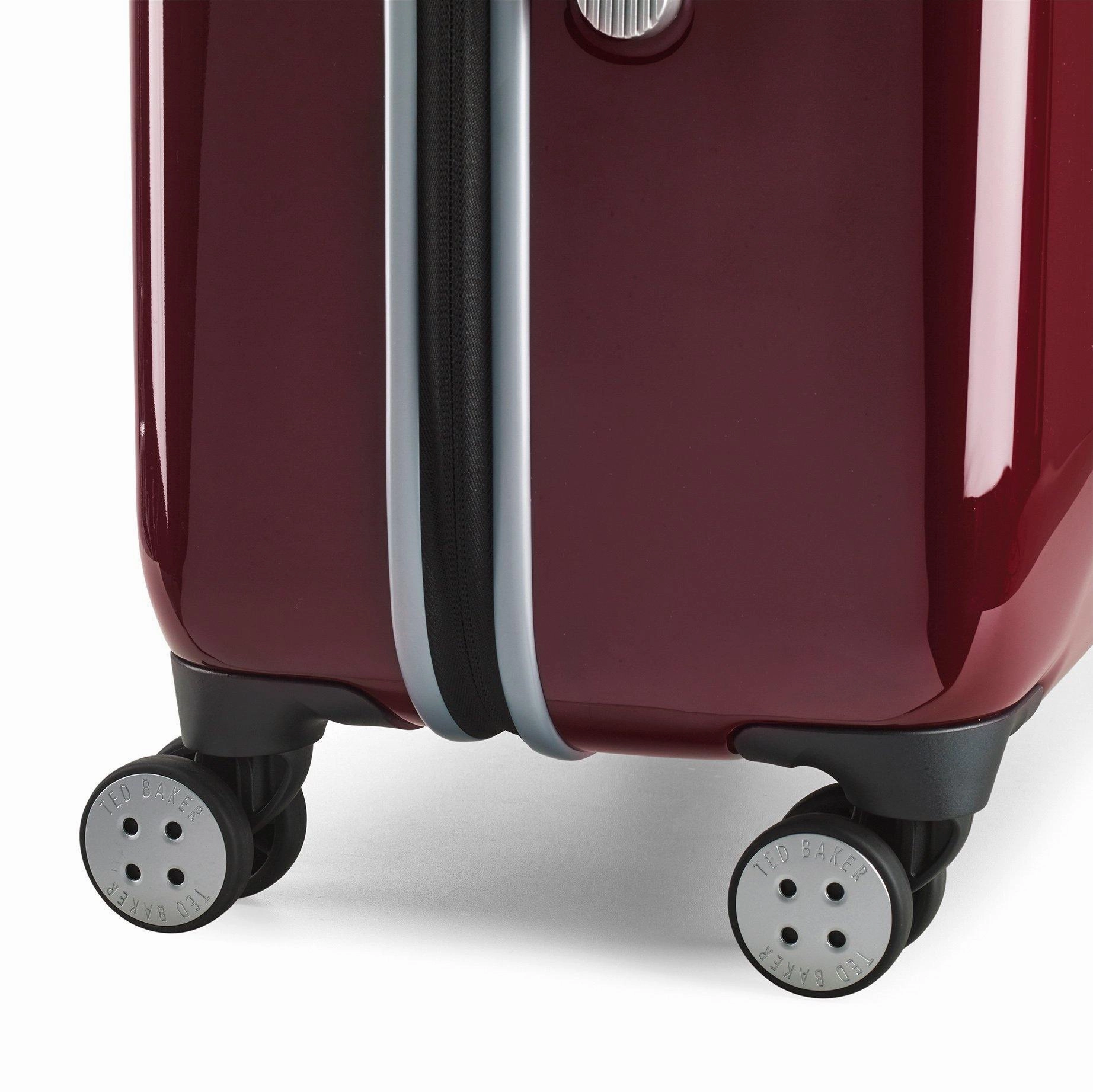 Ted Baker Hardsider Herringbone Checked-Large 4-Wheel Large Luggage