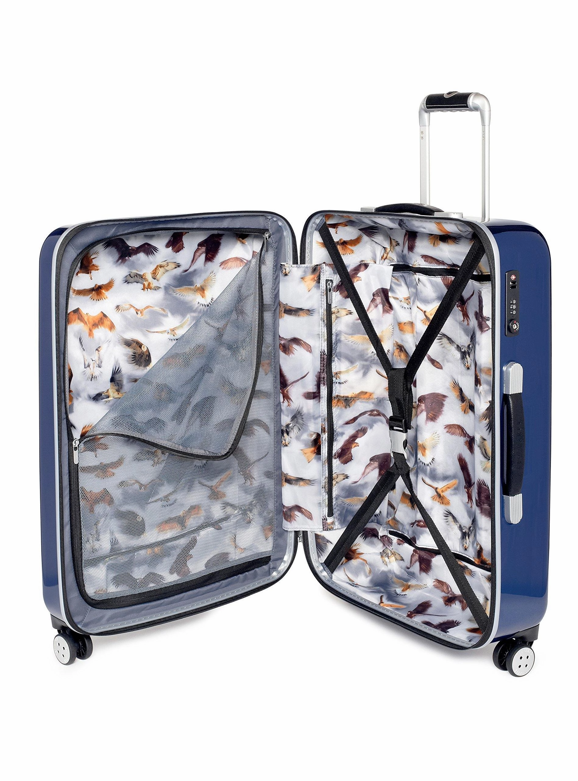 Ted Baker Hardsider Herringbone Collection 3 Piece Set (20"/24"/28") 4-Wheel Luggage Sets