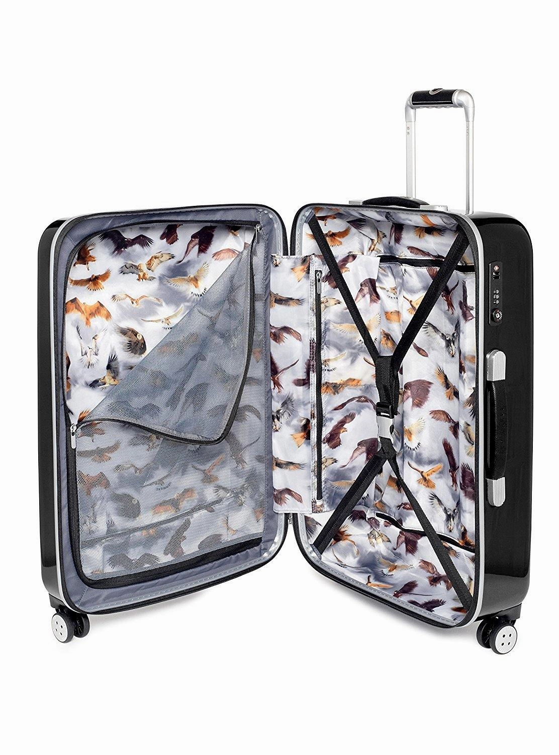 Ted Baker Hardsider Herringbone Collection 3 Piece Set (20"/24"/28") 4-Wheel Luggage Sets