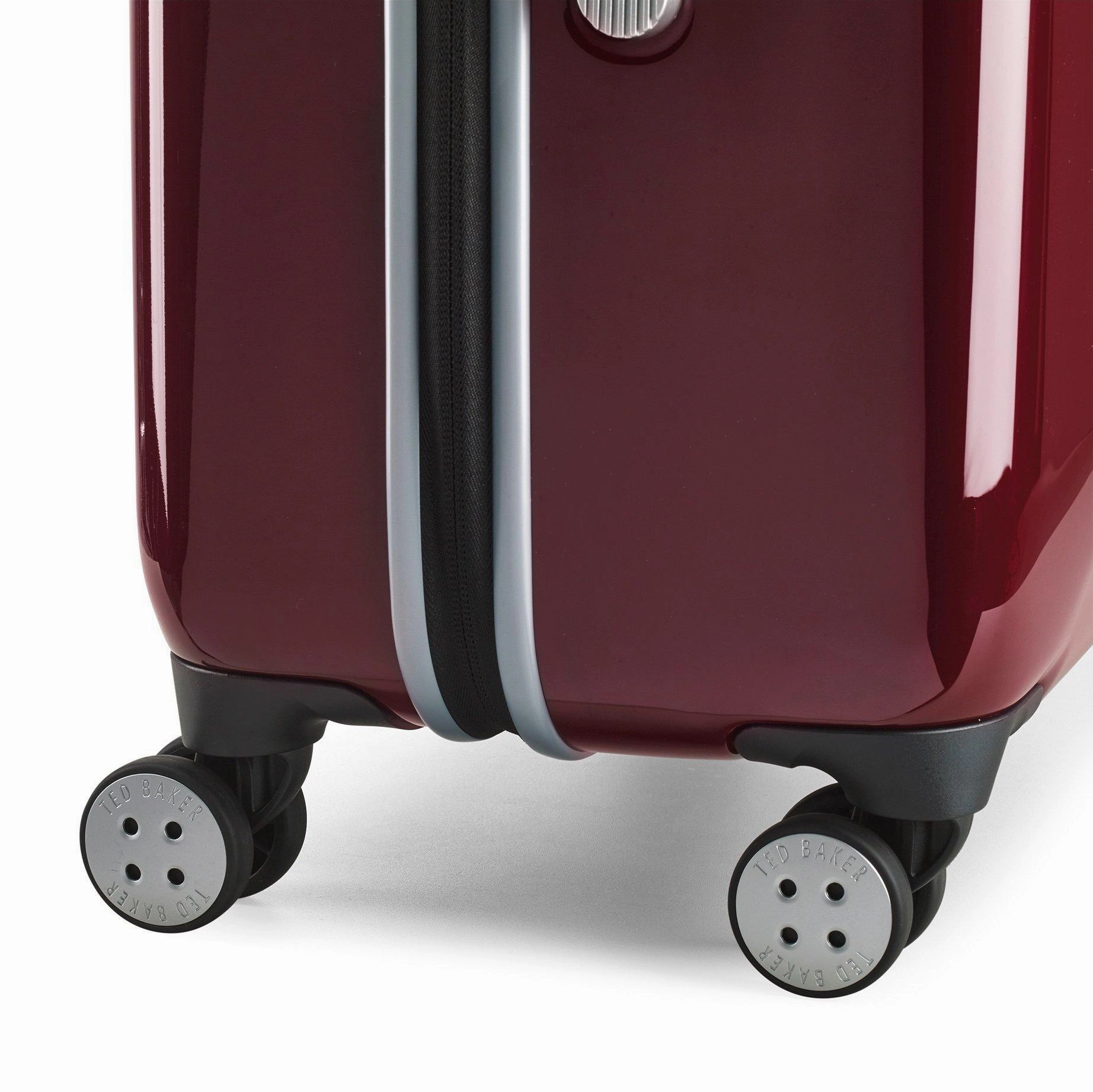 Ted Baker Hardsider Herringbone Collection Carry-On 4-Wheel Carry-On Luggage