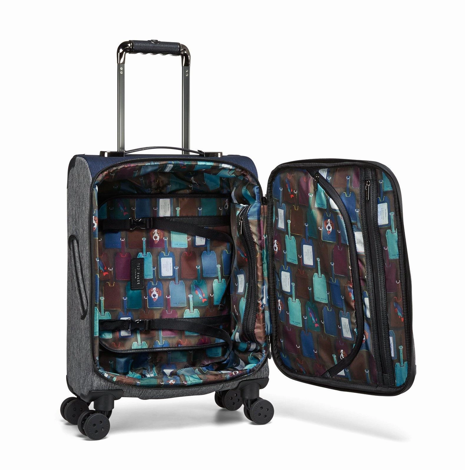Ted Baker Men's Brunswick Collection Small Carry-on Softside Spinner