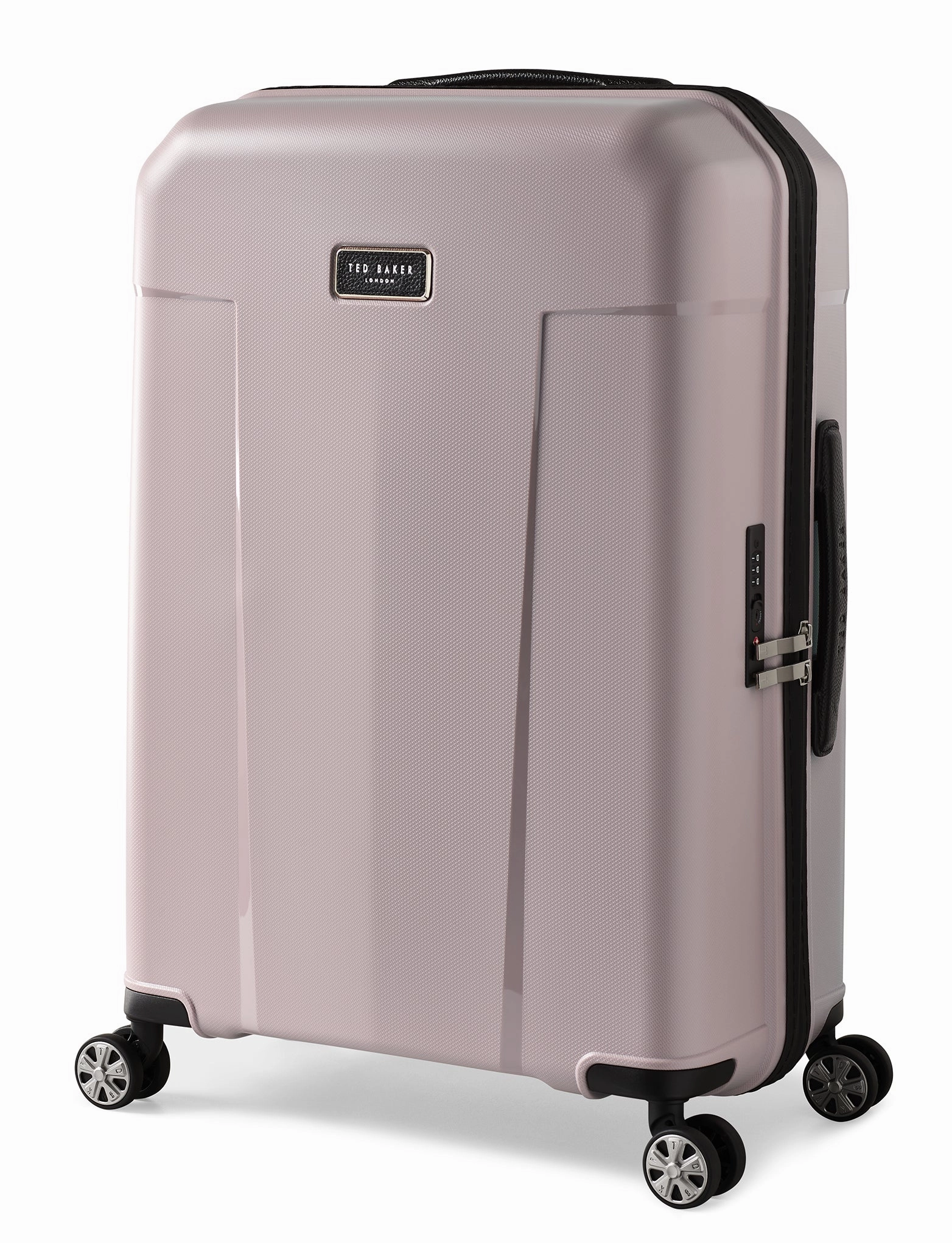 Ted baker Ted Baker Flying Colours Hardside Trolley 4 Wheel Spinner, TSA Lock, Lightweight Suitcase, Men and Women