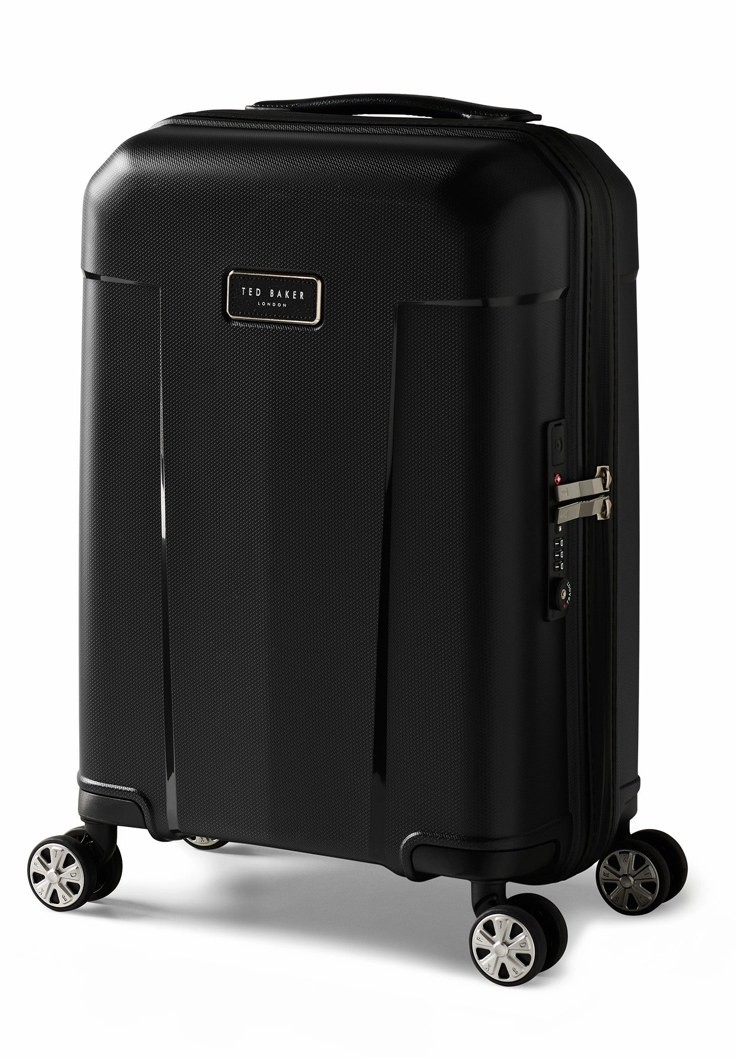 Ted baker Ted Baker Flying Colours Hardside Trolley 4 Wheel Spinner, TSA Lock, Lightweight Suitcase, Men and Women