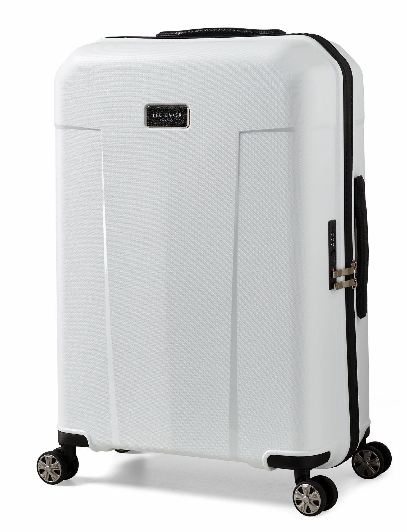 Ted baker Ted Baker Flying Colours Hardside Trolley 4 Wheel Spinner, TSA Lock, Lightweight Suitcase, Men and Women
