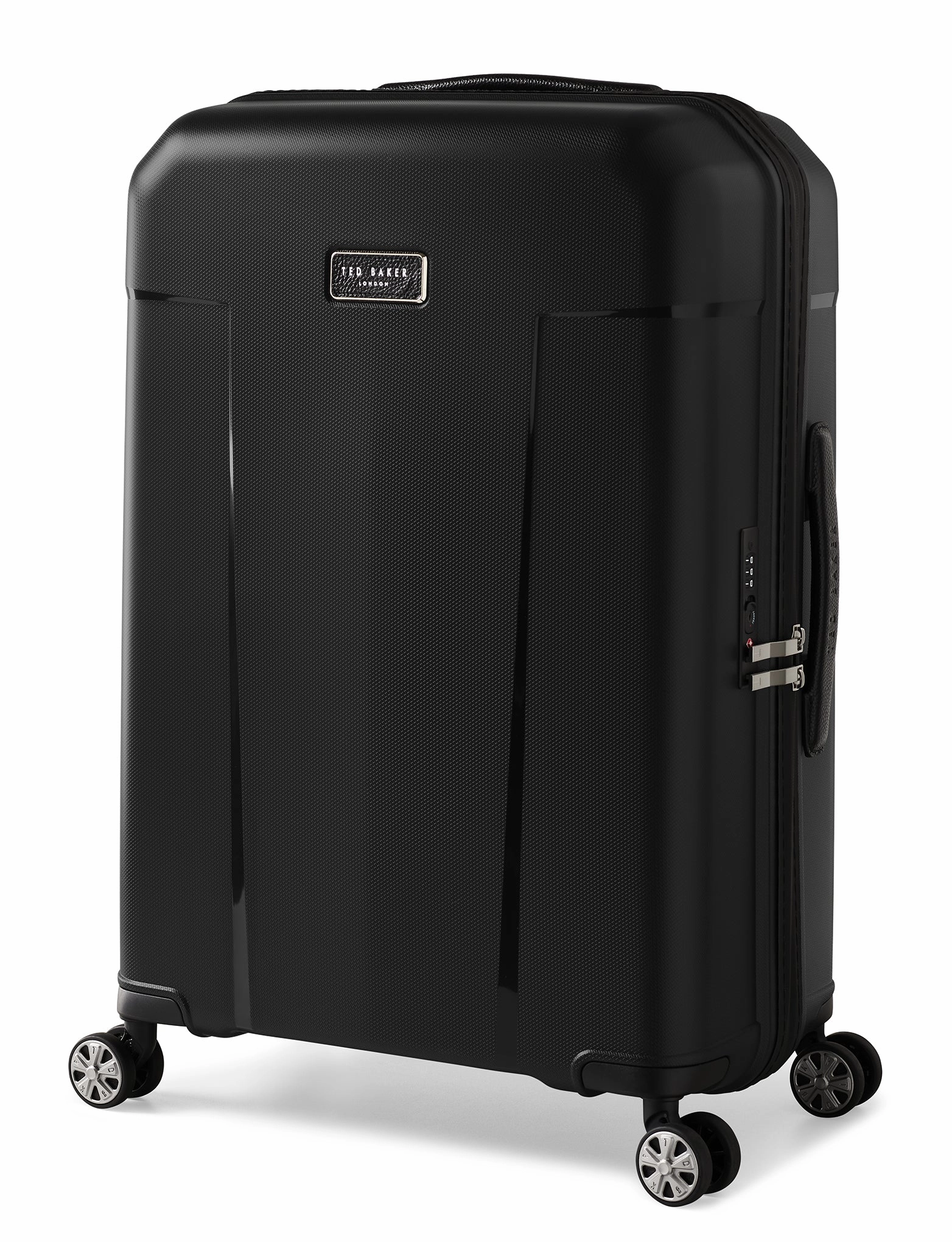 Ted baker Ted Baker Flying Colours Hardside Trolley 4 Wheel Spinner, TSA Lock, Lightweight Suitcase, Men and Women