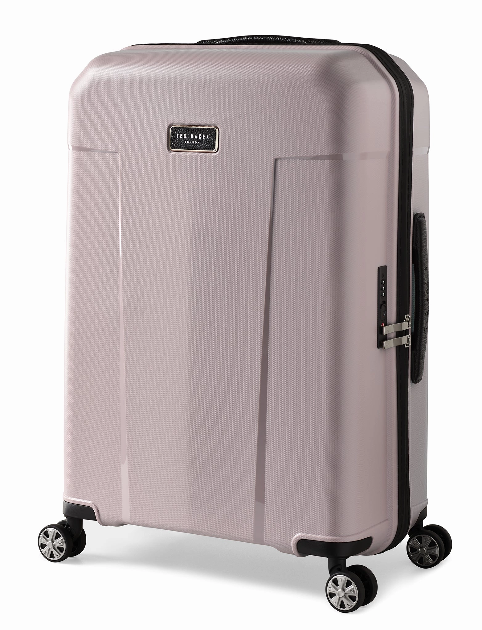 Ted baker Ted Baker Flying Colours Hardside Trolley 4 Wheel Spinner, TSA Lock, Lightweight Suitcase, Men and Women