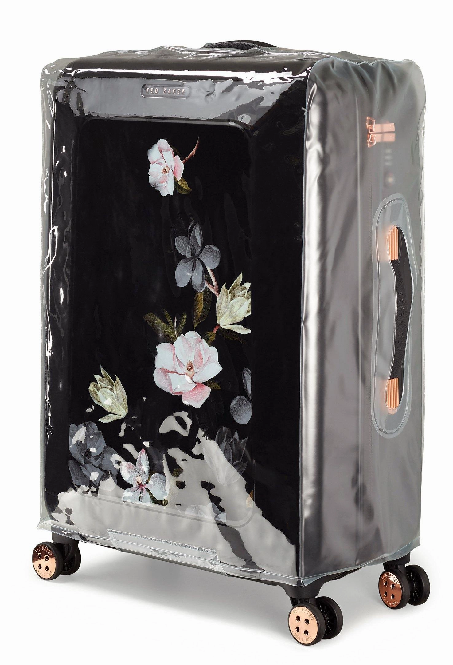 Ted baker Women's Hardside Checked-Large 4-Wheel Large Luggage