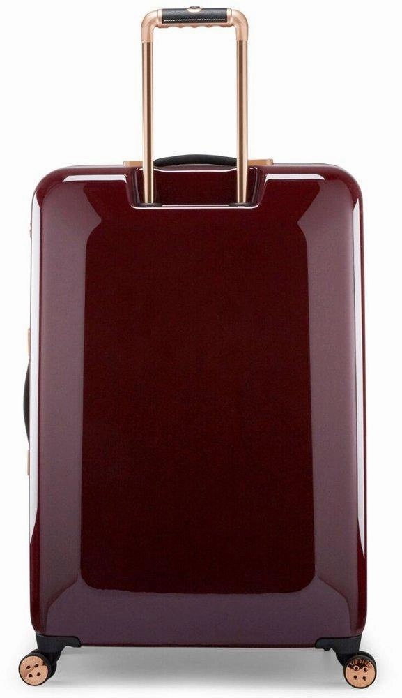 Ted baker Women's Hardside Checked-Large 4-Wheel Large Luggage