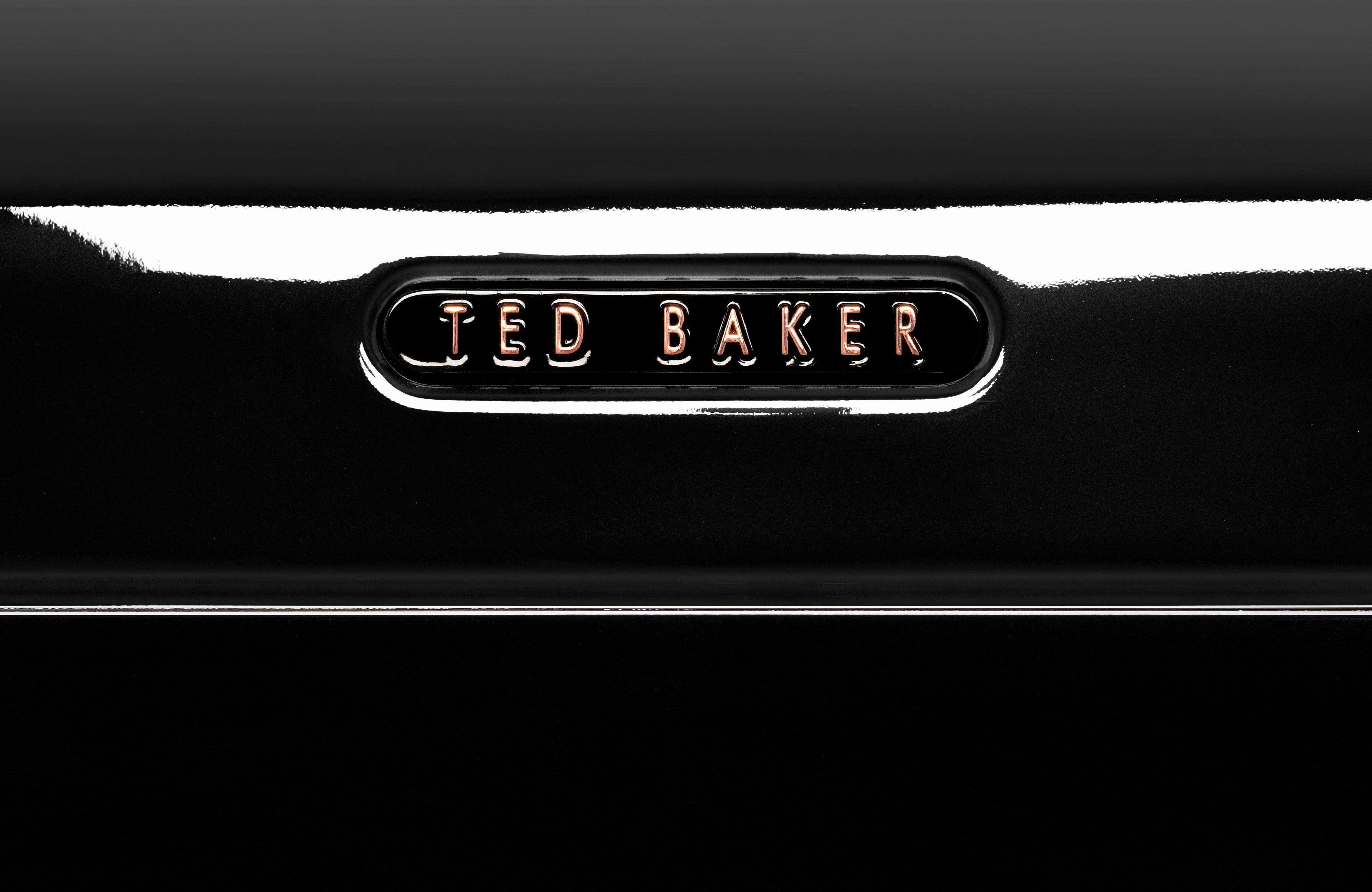 Ted baker Women's Hardside Checked-Large 4-Wheel Large Luggage