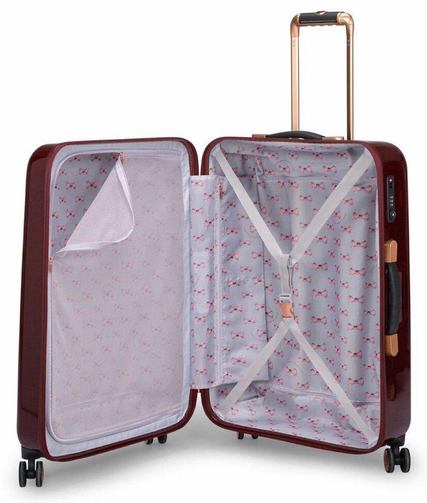 Ted Baker Women's Hardside Checked-Medium 4-Wheel