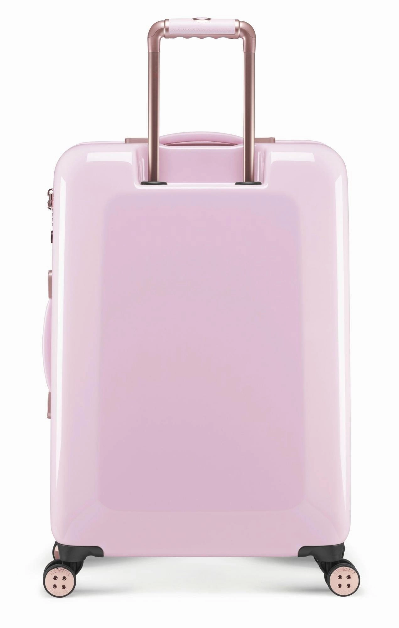 Ted baker Women's Hardside Checked-Medium 4-Wheel Medium Luggage