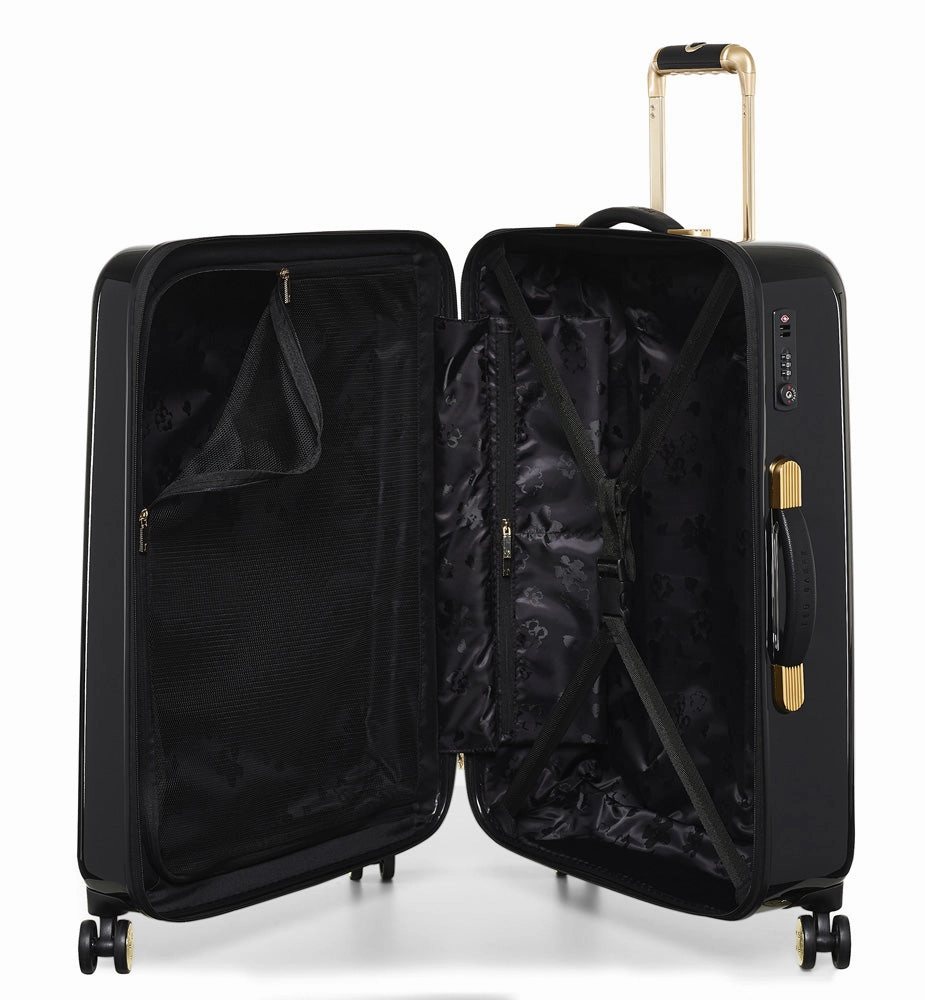 Ted baker Women's Hardside Checked-Medium 4-Wheel Medium Luggage