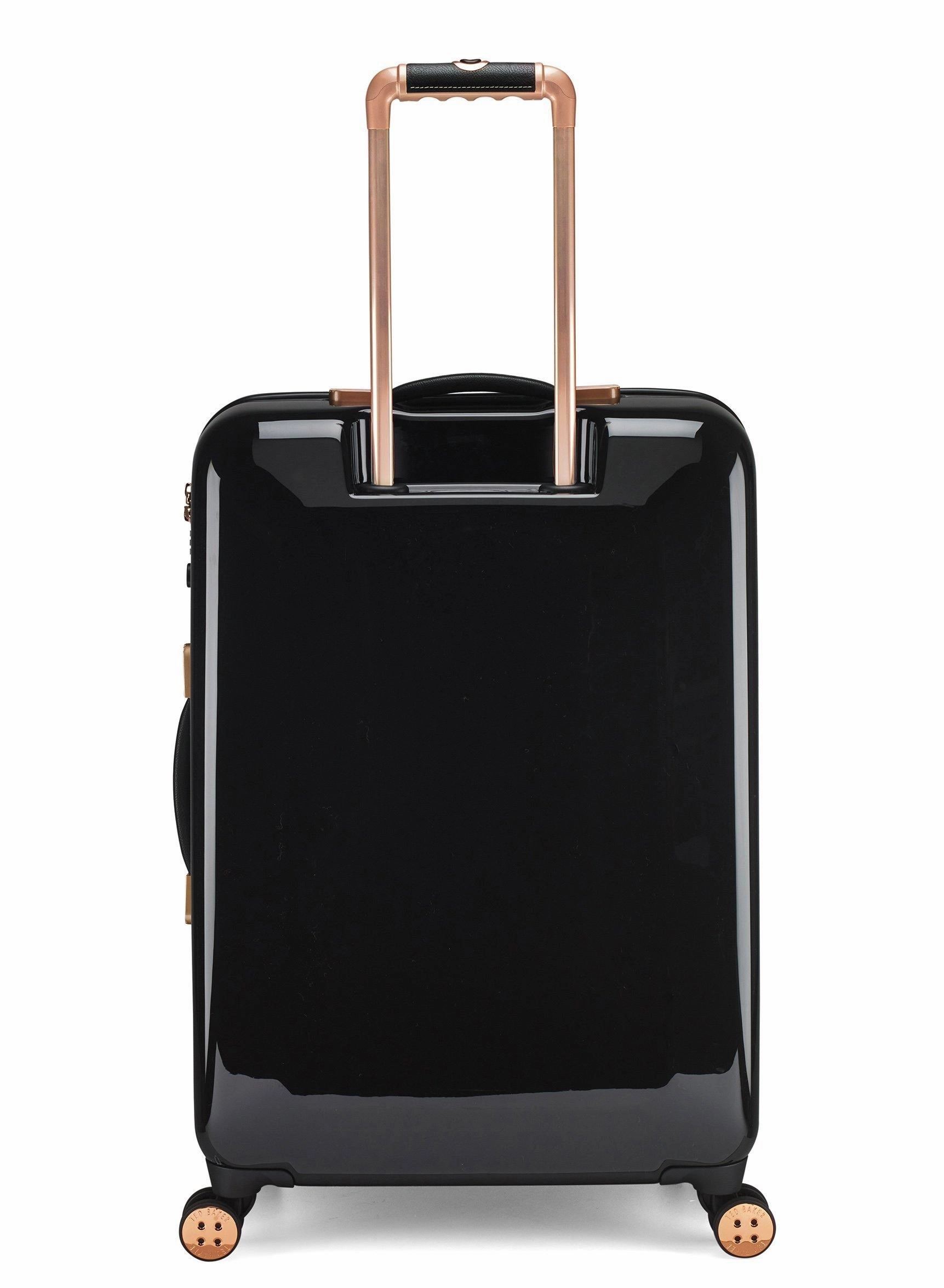 Ted baker Women's Hardside Checked-Medium 4-Wheel Medium Luggage