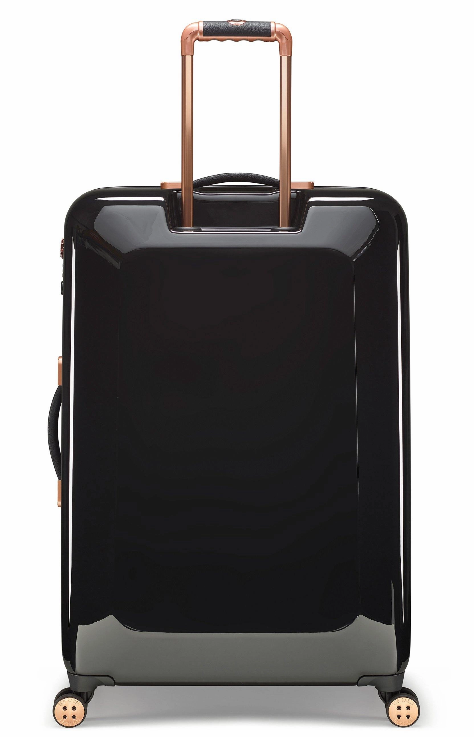 Ted baker Women's Hardside Checked-Medium 4-Wheel Medium Luggage
