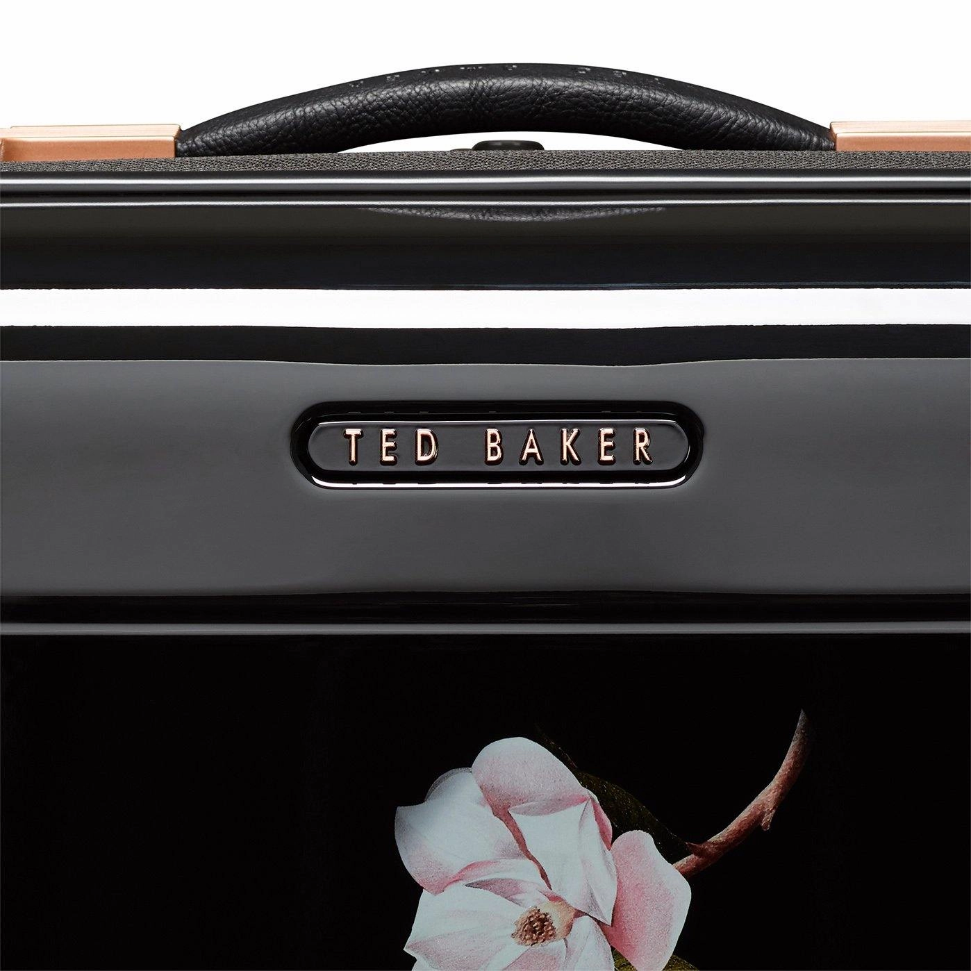 Ted baker Women's Hardside Checked-Medium 4-Wheel Medium Luggage