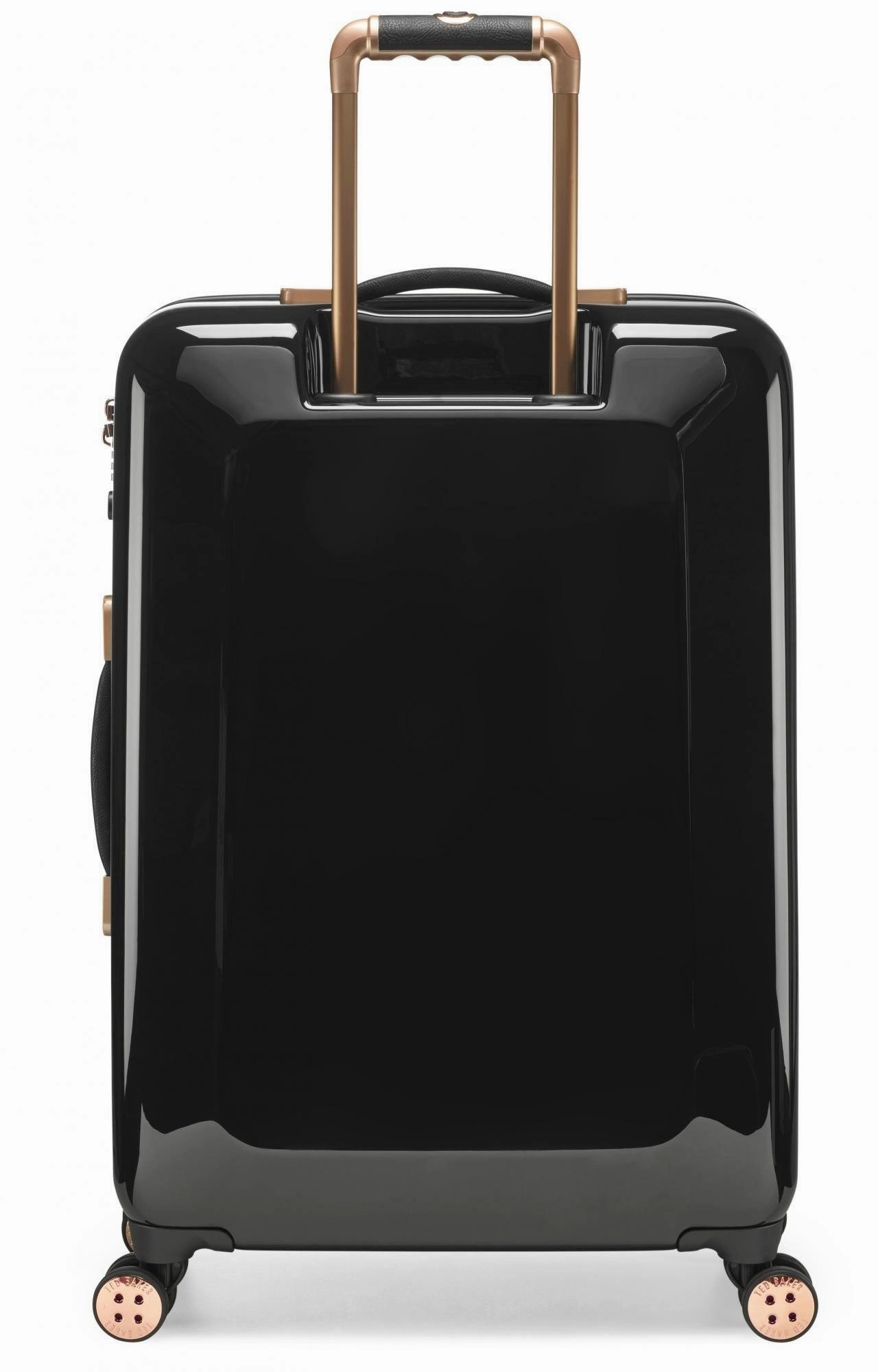 Ted baker Women's Hardside Checked-Medium 4-Wheel Medium Luggage