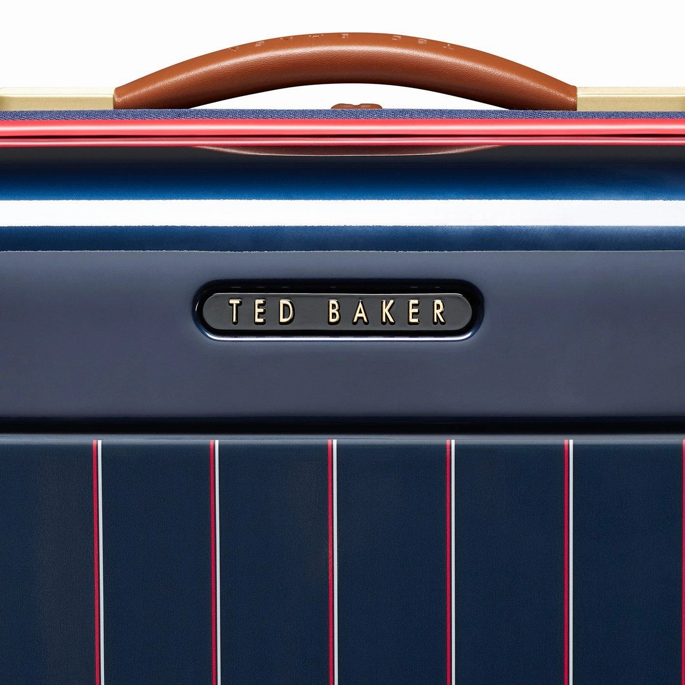 Ted baker Women's Hardside Checked-Medium 4-Wheel Medium Luggage