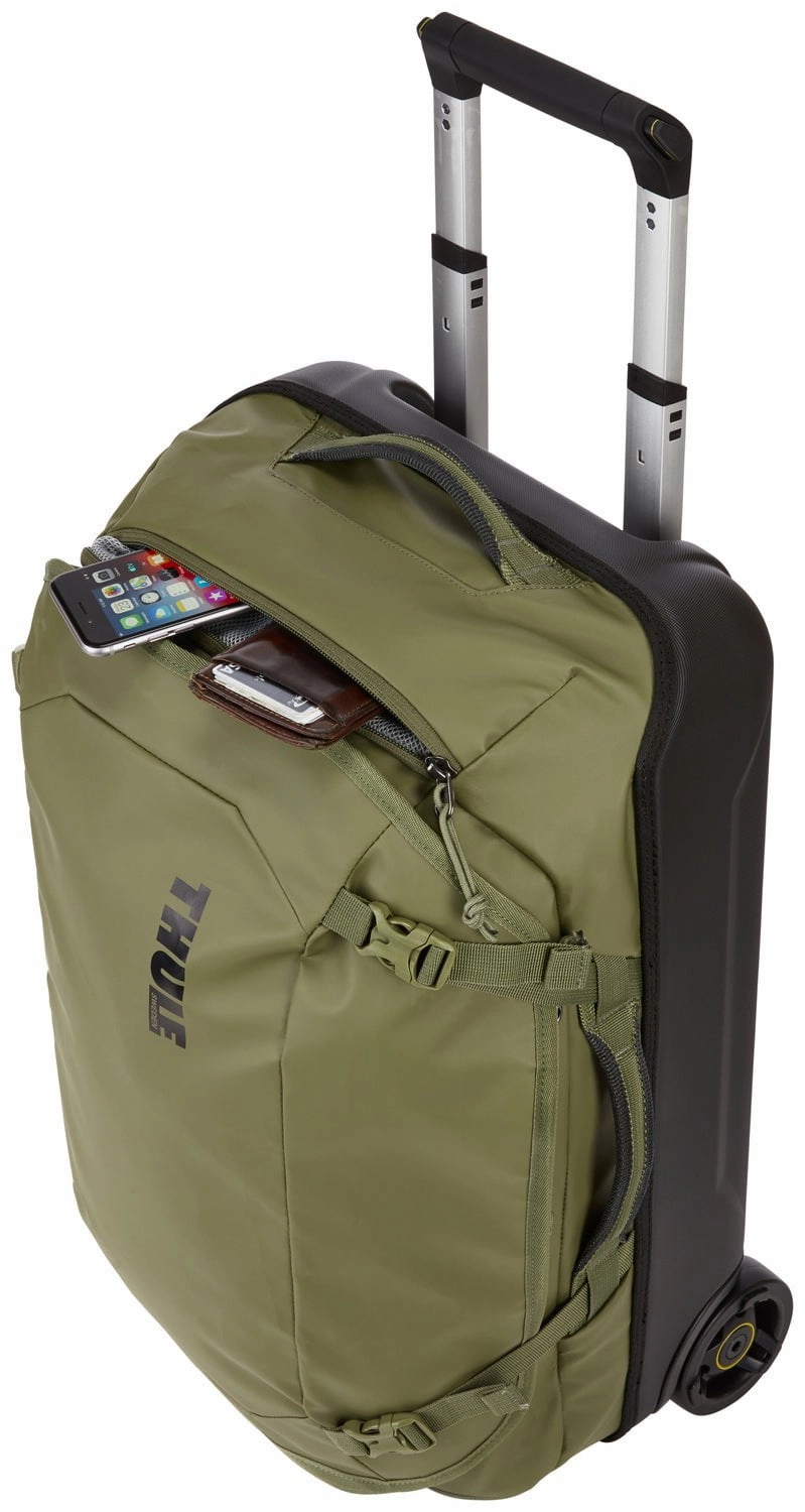 Thule Chasm 40L Carry On Wheeled Duffel Bag - Olivine Green