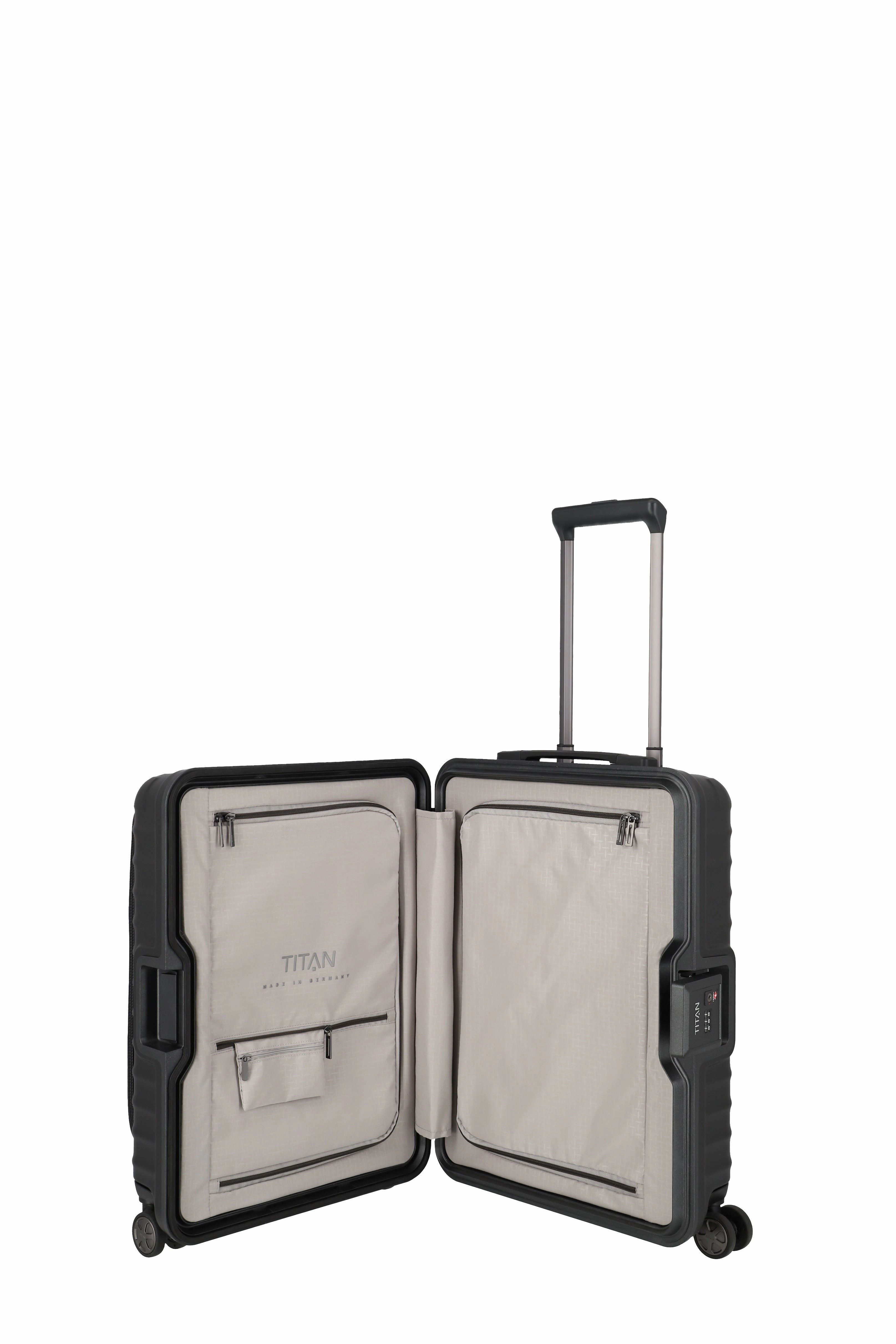Titan LITRON Frame Trolley S with Front Pocket Carry-On Luggage