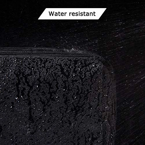 Toiletry Bag for Men, BAGSMART Travel Toiletry Organizer Dopp Kit Water-resistant Shaving Bag for Toiletries Accessories, Black