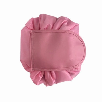 Toiletry Wash Cosmetic Bag Makeup Storage Case Organizer Drawstring Shrink Foldable Women Fashion